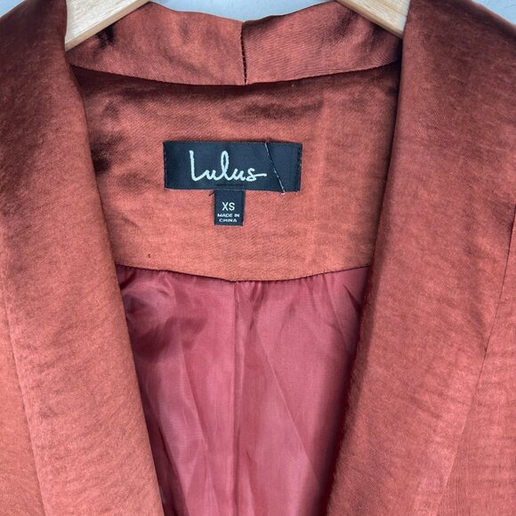 LULUS Women's Satin Blazer - Picture 5 of 5